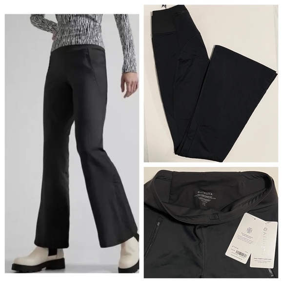 NWT Athleta Peak Hybrid Fleece Pant, Size Small Length 33" - Picture 1 of 16